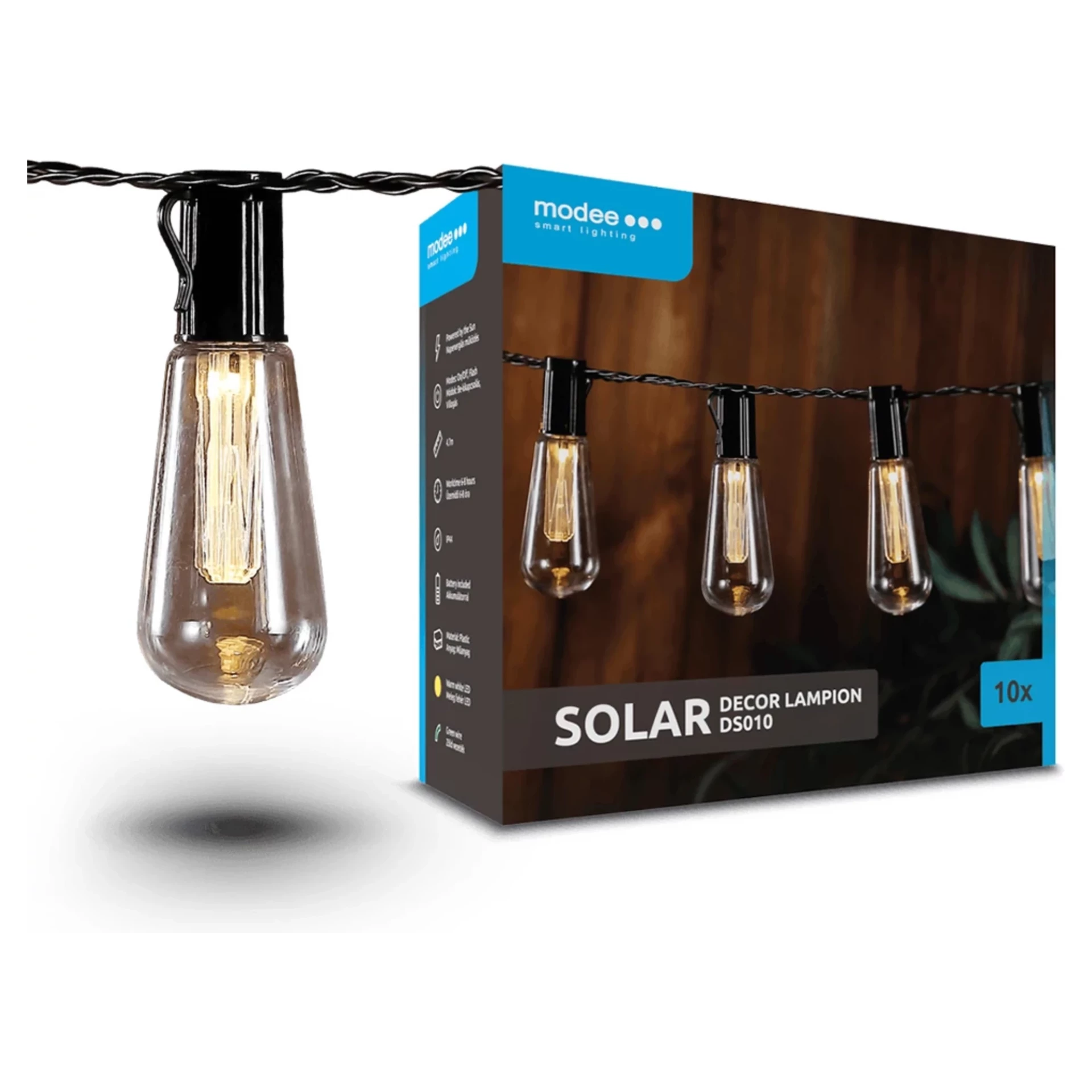 Modee solárne svietidlo DS010 10ks 4,7m Modee solárne svietidlo DS010 10ks 4,7m