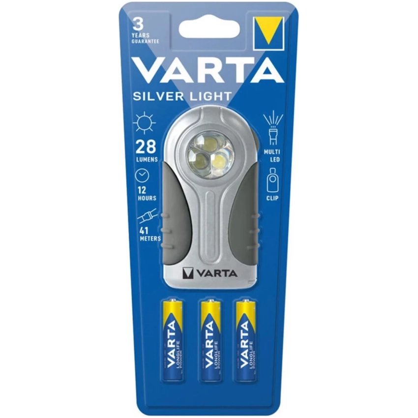 VARTA Silver Light 3xAAA 28 lumenov
