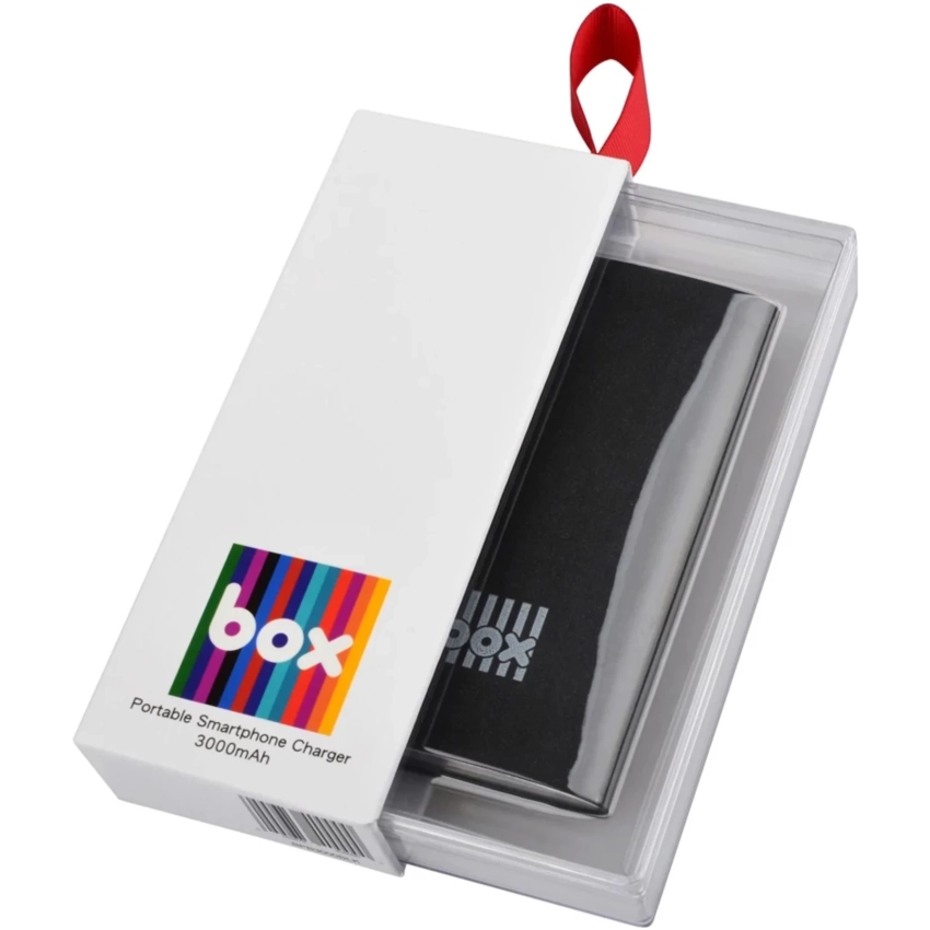 Power banka BOX Products 3000mAh 2,1A čierna