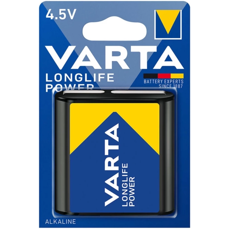 VARTA LONGLIFE POWER alkalické batérie typ 3LR12 4,5V