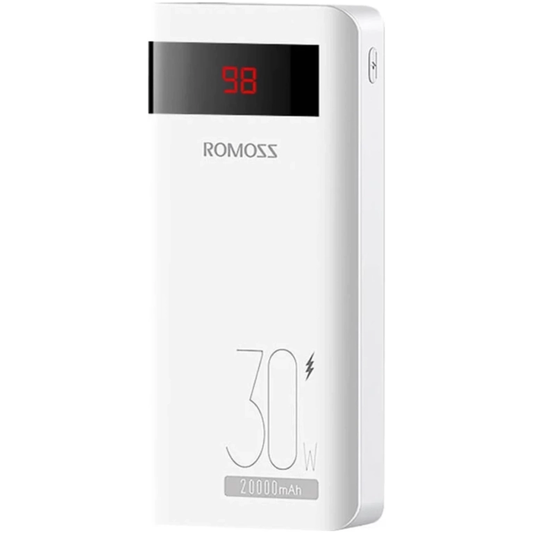 Power banka Romoss SENSE6PS 20000mAh, 30W biela