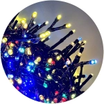Modee Lighting LED vianočná reťaz 384 LED 2,1m multicolor