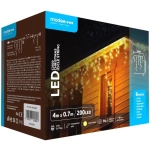 Modee Lighting LED vianočná reťaz 200LED 4m cencúlové reťaze 70cm