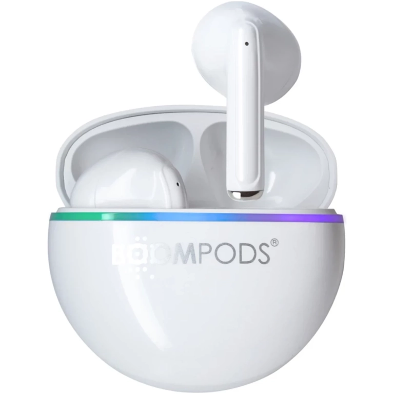BOOMPODS earshots bezdrôtové slúchadlá biele