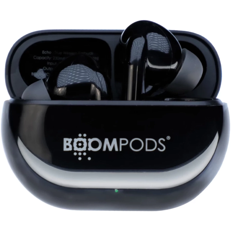 BOOMPODS echobuds bezdrôtové slúchadlá čierne