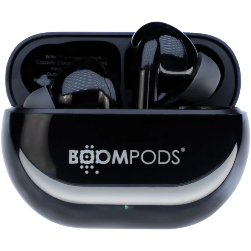 BOOMPODS echobuds bezdrôtové slúchadlá čierne
