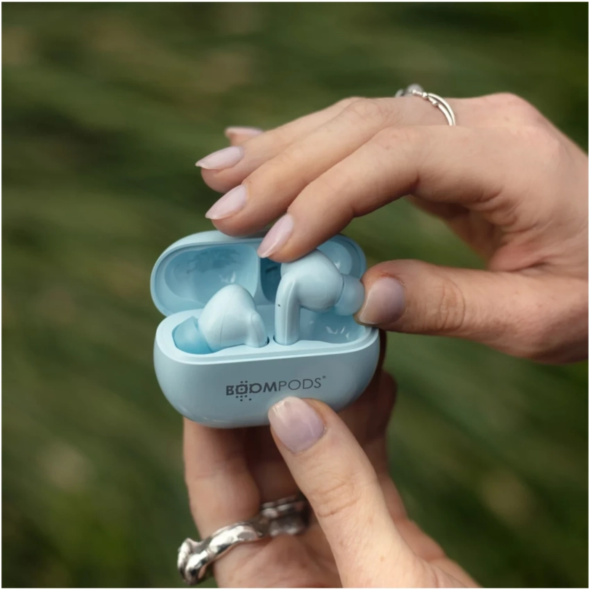 BOOMPODS echobuds bezdrôtové slúchadlá modré