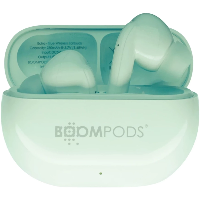 BOOMPODS echobuds bezdrôtové slúchadlá peppermint