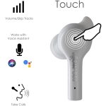 BOOMPODS bassline GO bezdrôtové slúchadlá biele