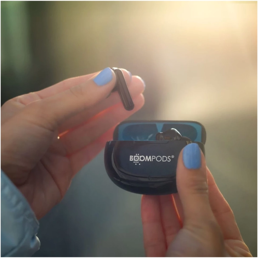 BOOMPODS SKIM bezdrôtové slúchadlá čierne
