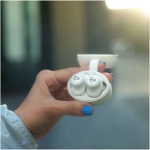 BOOMPODS Soundwave bezdrôtové slúchadlá biele
