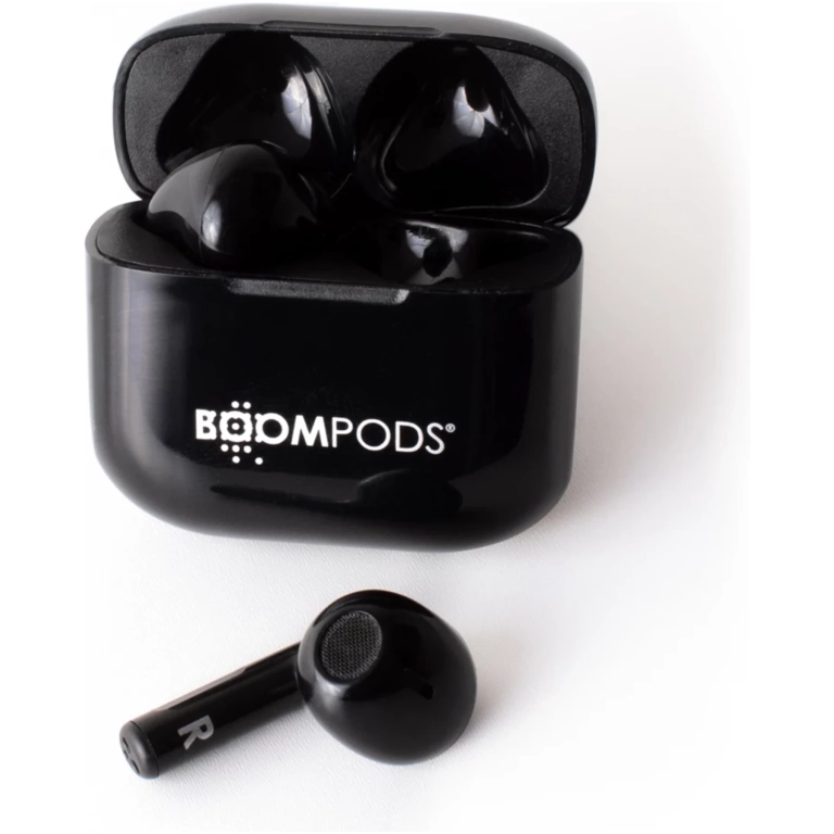 BOOMPODS bassline COMPACT bezdrôtové slúchadlá čierne