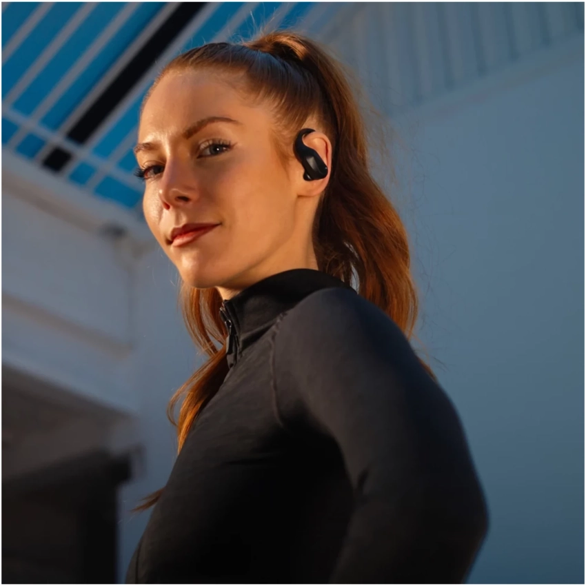 BOOMPODS sportpods OCEAN bezdrôtové slúchadlá čierne