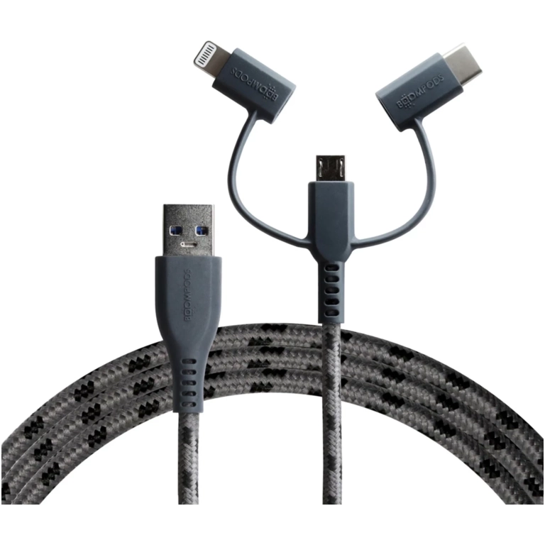 BOOMPODS 3v1 USB-C, Lightning, micro USB