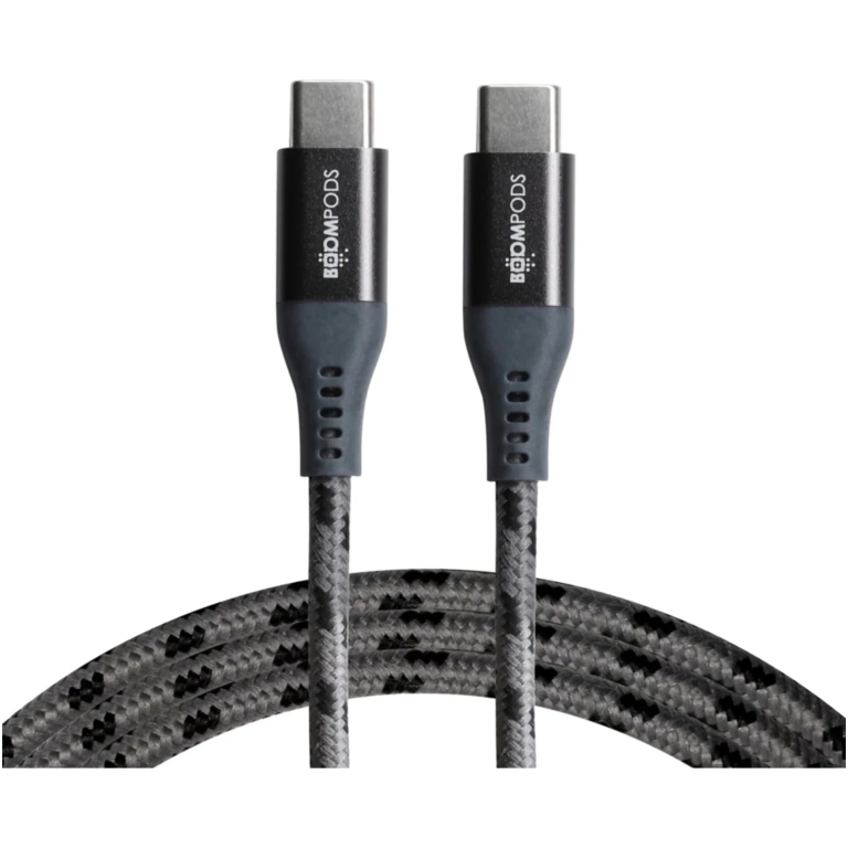BOOMPODS Tide USB-C/C kábel 60W graphite