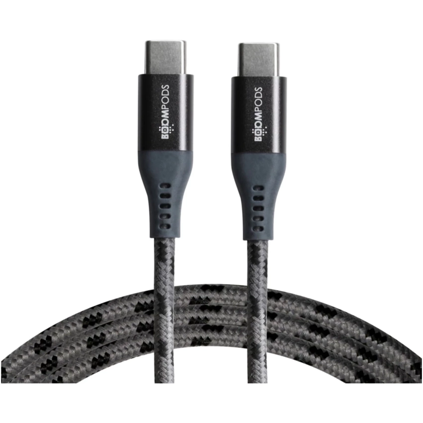 BOOMPODS Tide USB-C/C kábel 60W graphite