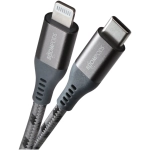 BOOMPODS USB-C/Lightning kábel graphite