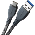 BOOMPODS Tide USB-A/C kábel graphite