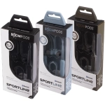 BOOMPODS sportline bezdrôtové slúchadlá čierne