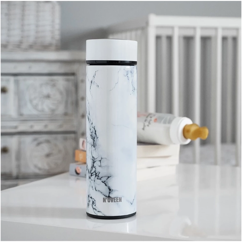 NOVEEN TB2319 termoska s displejom 450 ml mramorovaná