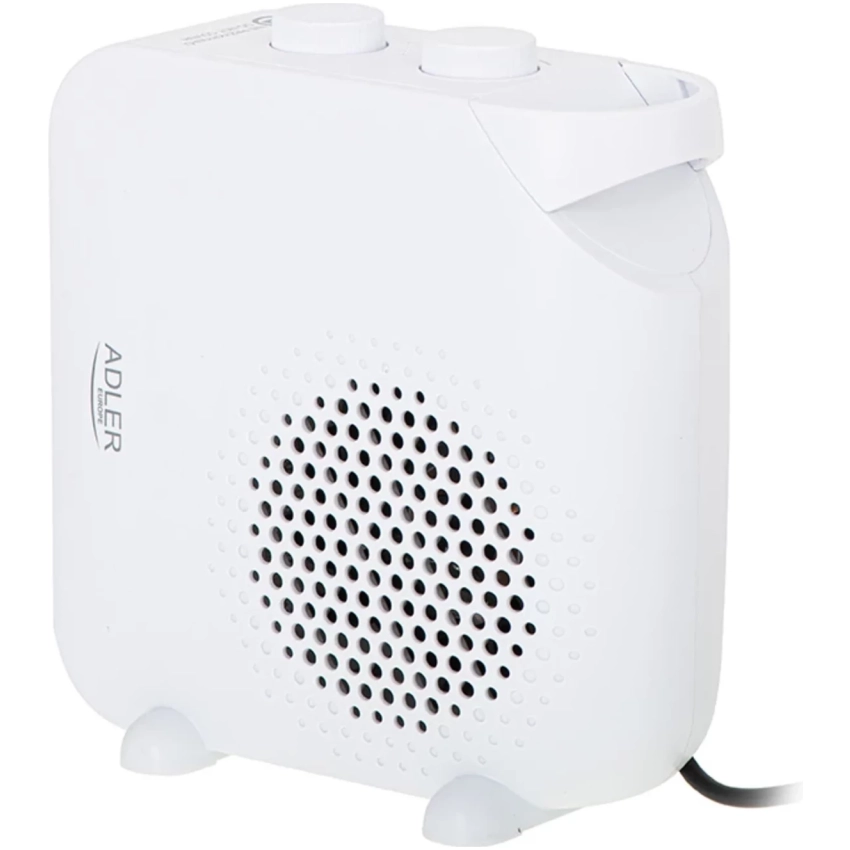 Adler AD 7725 teplovzdušný ventilátor biely