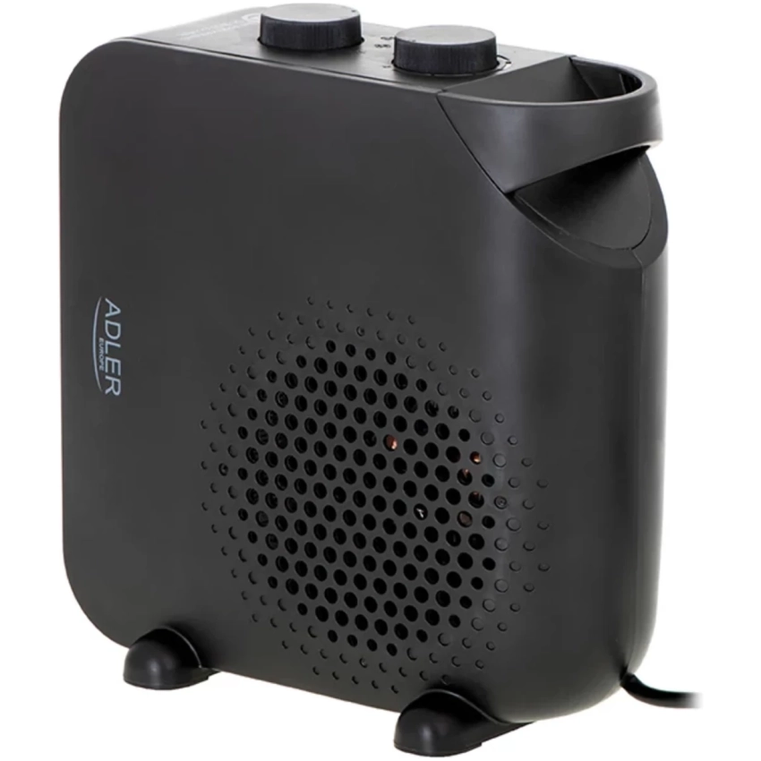 Adler AD 7725 teplovzdušný ventilátor čierny