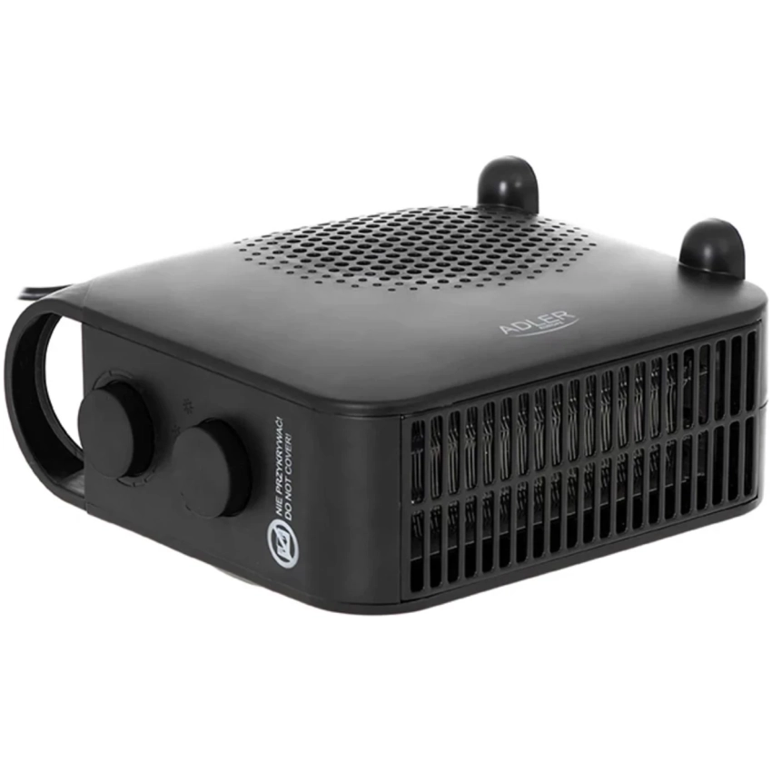 Adler AD 7725 teplovzdušný ventilátor čierny