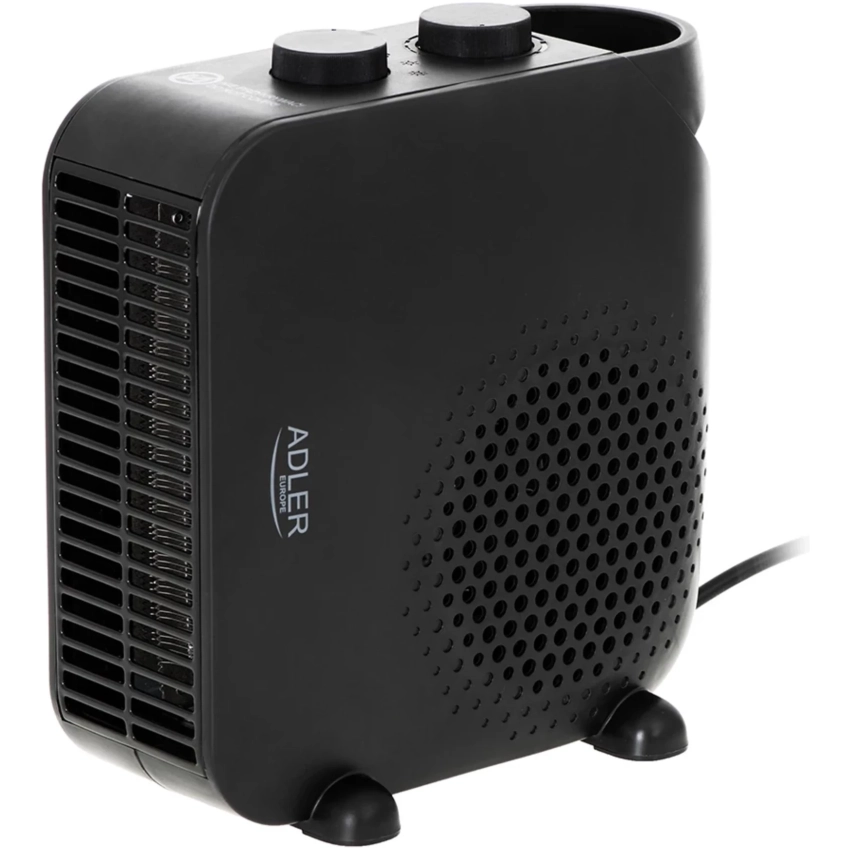 Adler AD 7725 teplovzdušný ventilátor čierny