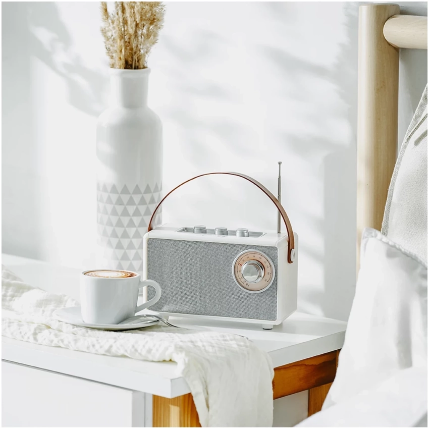 Camry CR 1902 bluetooth rádio biele