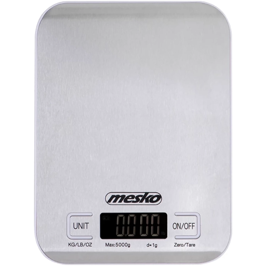 Mesko MS 3169 kuchynská váha biela INOX