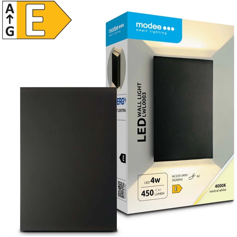 Modee LED svietidlo na stenu 4W 450lumenov IP65 (LWL0003)