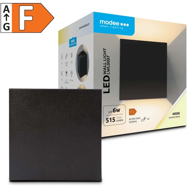 Modee LED svietidlo na stenu 6W 515lumenov IP65 (LWL0007)