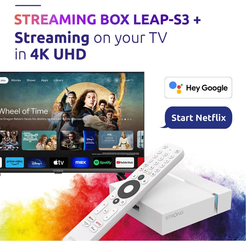 Strong LEAP-S3+ V2 biely 4K Google TV box