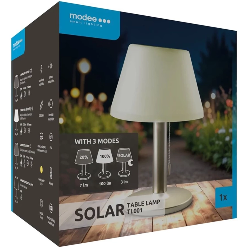 Modee solárne svietidlo TL001 stolná lampa