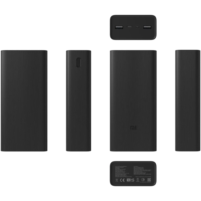 Power banka Xiaomi 18W 30000mAh čierna