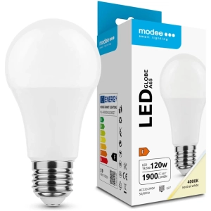 Modee Lighting LED žiarovka E27 18,5W 4000K A65 (120W)