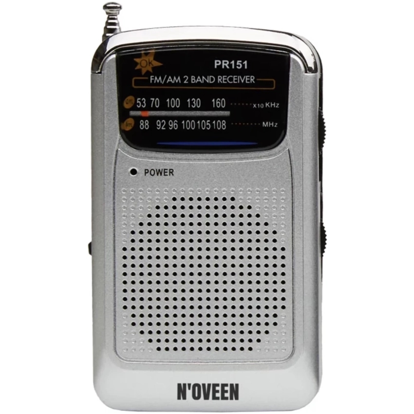 Noveen PR151 strieborné prenosné rádio