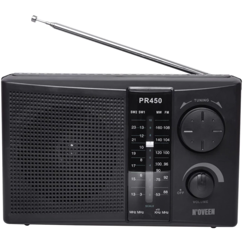Noveen PR450 čierne prenosné rádio