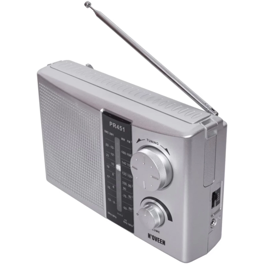 Noveen PR451 strieborné prenosné rádio