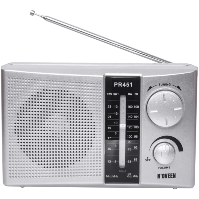 Noveen PR451 strieborné prenosné rádio