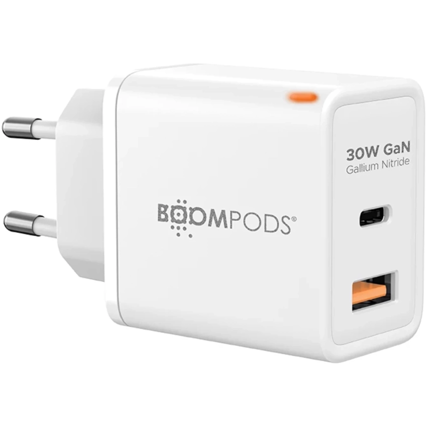 BOOMPODS GaN PD3.0 30W nabíjačka biela