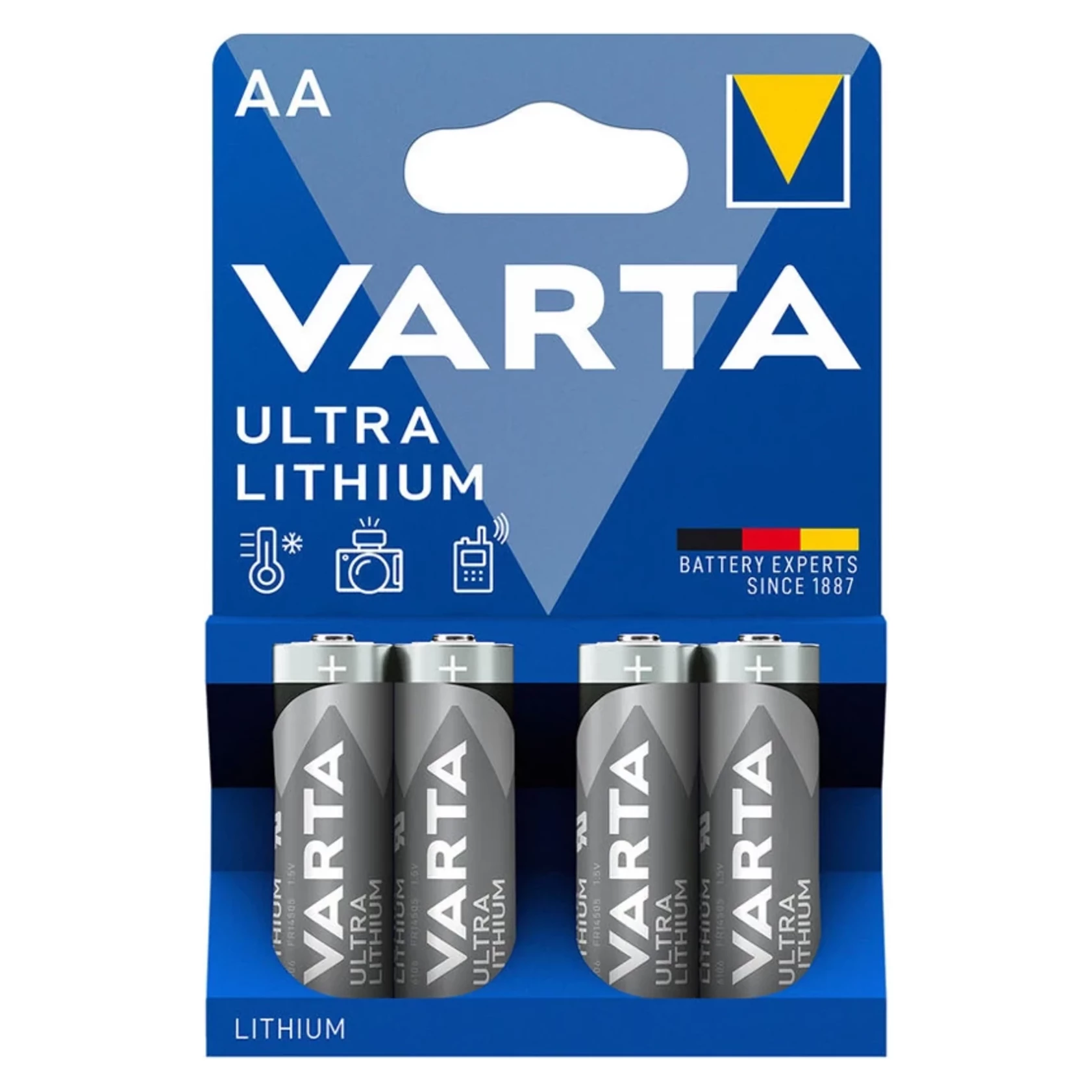 VARTA PROFESSIONAL lítiové batérie 4ks AA VARTA PROFESSIONAL lítiové batérie 4ks AA
