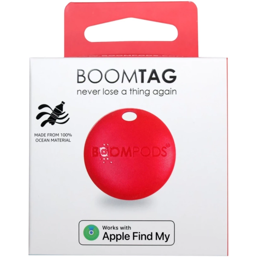 BOOMPODS BOOMTAG lokátor červený