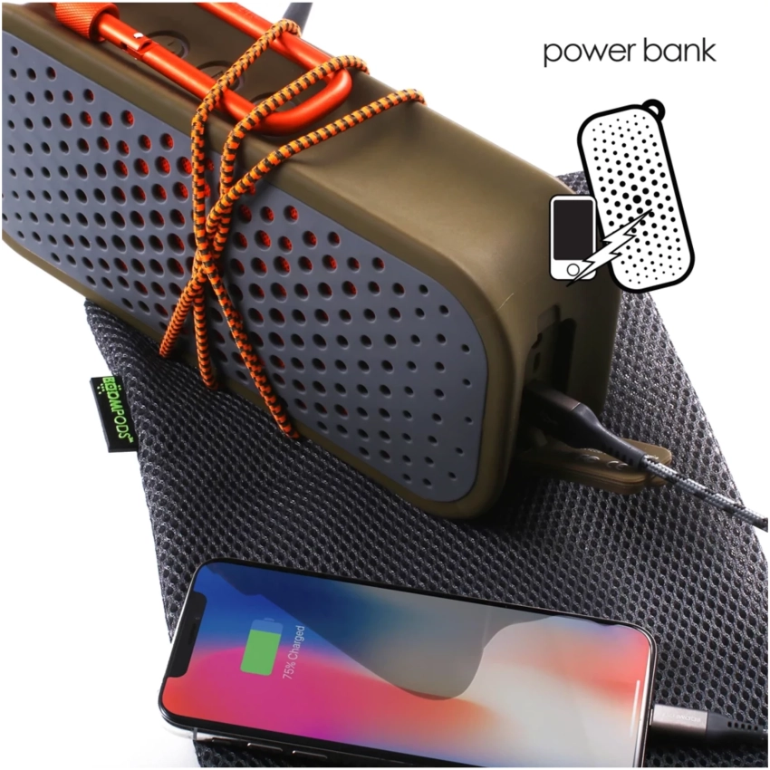 BOOMPODS Blockblaster zeleno-oranžový
