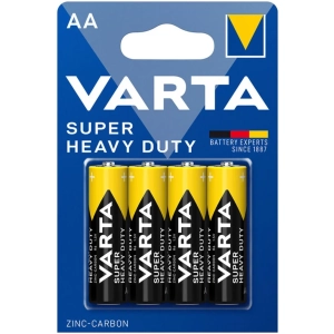 VARTA SUPERLIFE zinkovo-uhlíkové batérie 4ks AA