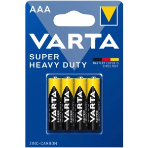 VARTA Superlife zinkovo-uhlíkové batérie 4ks AAA