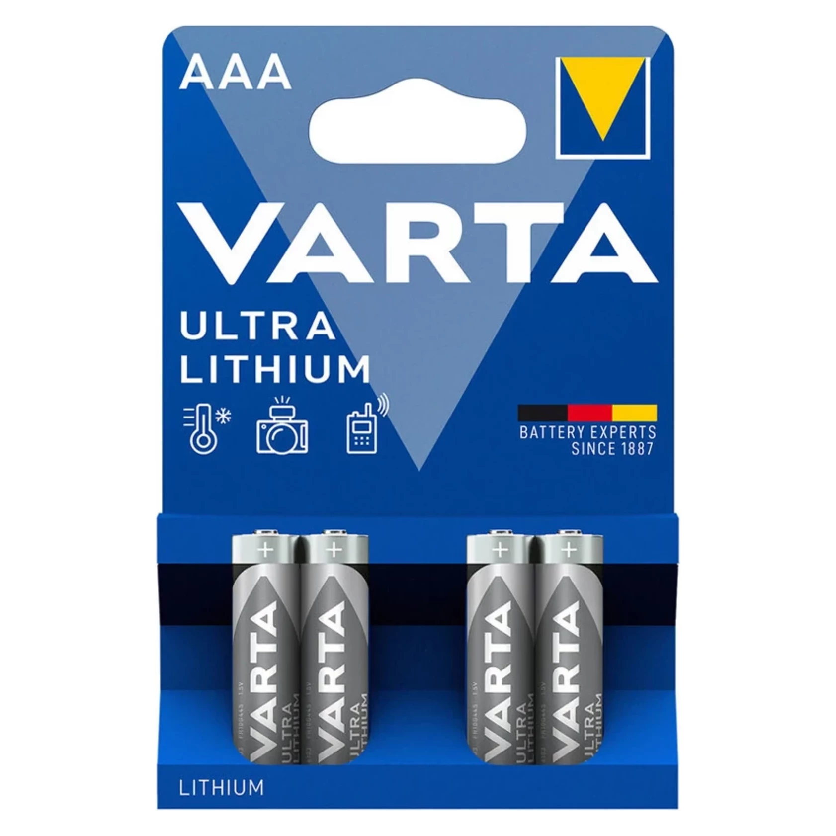 VARTA PROFESSIONALl lítiové batérie 4ks AAA VARTA PROFESSIONALl lítiové batérie 4ks AAA