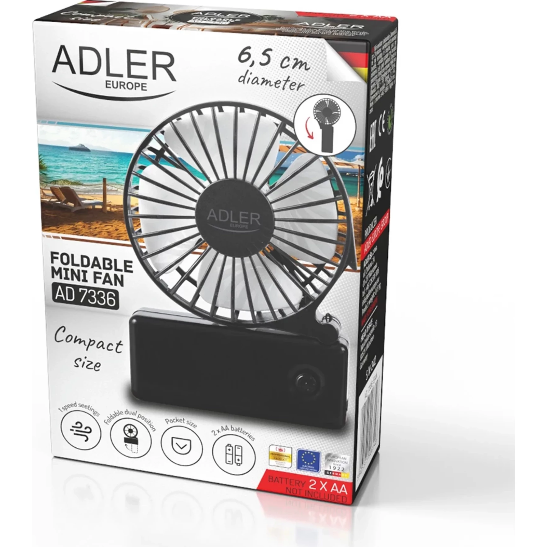 Adler AD7336 mini ventilátor Adler AD7336 mini ventilátor