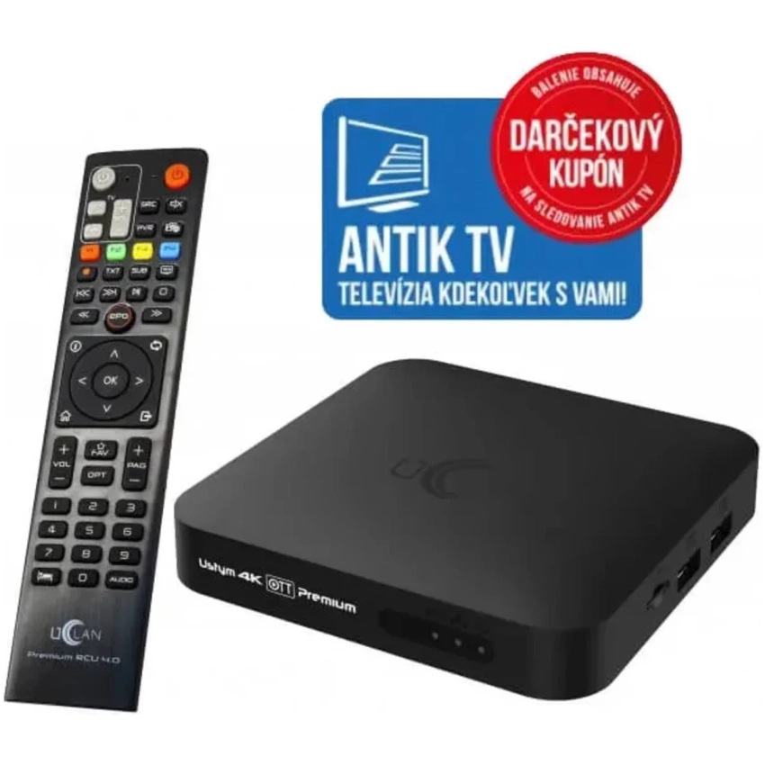 uClan Ustym 4K OTT Premium + Antik TV 6 mes