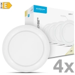 Modee LED stropný panel 18W 4000K biely 1980 lumenov 4ks